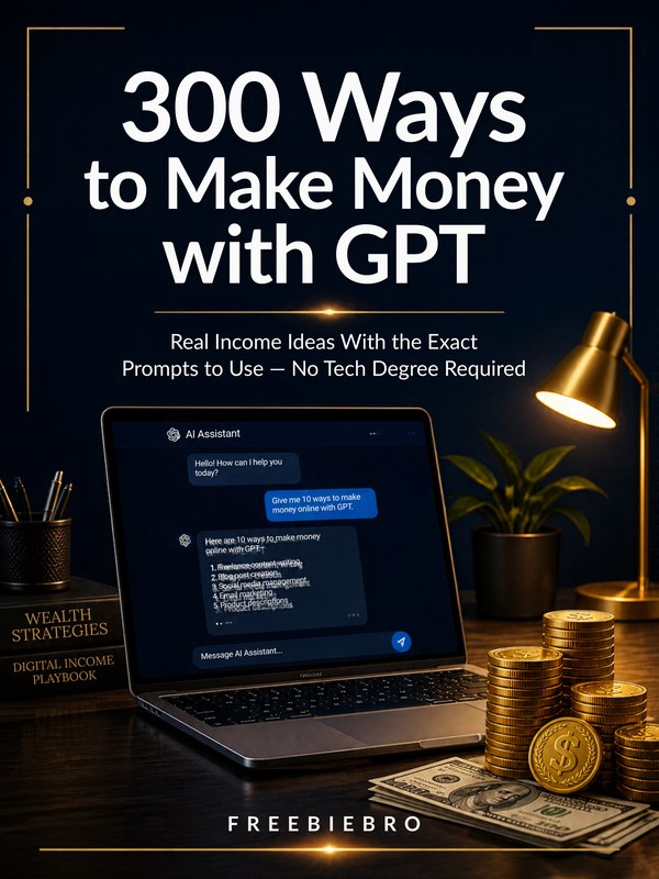 300 Ways to Make Money with GPT cover